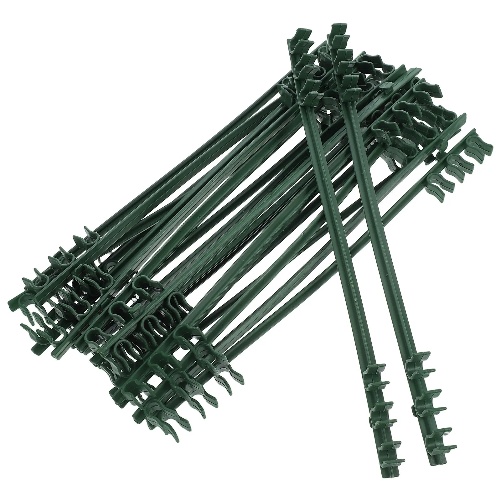 20Pcs Gardening Frame Connector Clips Weather Resistant Sturdy Plastic for Tomato Cages Vegetable Supports Greenhouse Tube