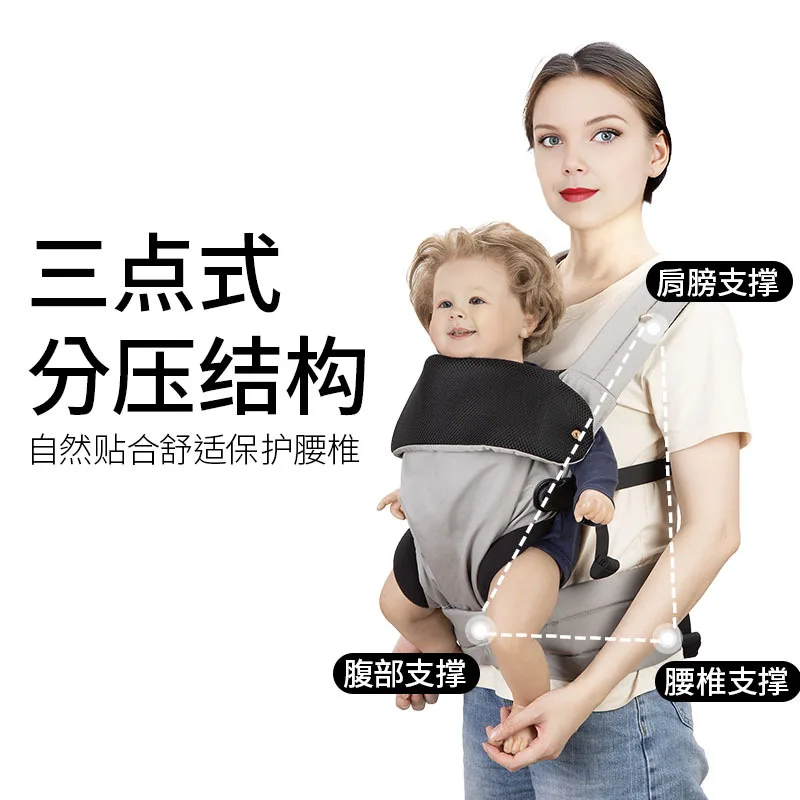 Baby Straps Baby Shoulders Front and Back Cotton Multi functional Child Hug Tool Backpack Child Waist Stool