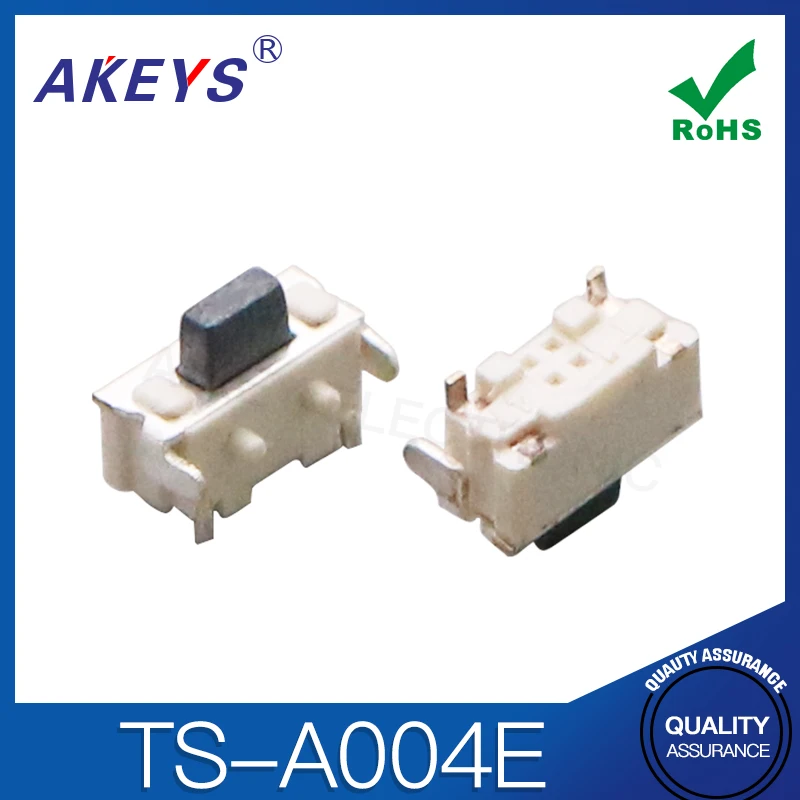 20pcs TS-A004E light touch switch 2x4x3.5H side press normal side press button flat notebook accessories with bracket