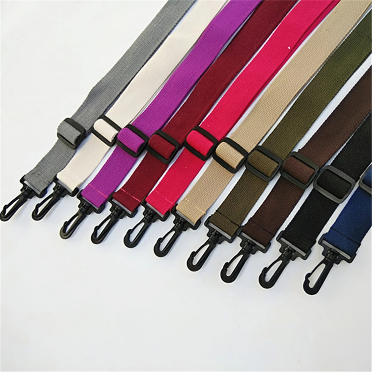 Nylon Bag Strap Women Colored Straps for Crossbody Messenger Shoulder Bag Accessories Adjustable Belts Handbag Straps