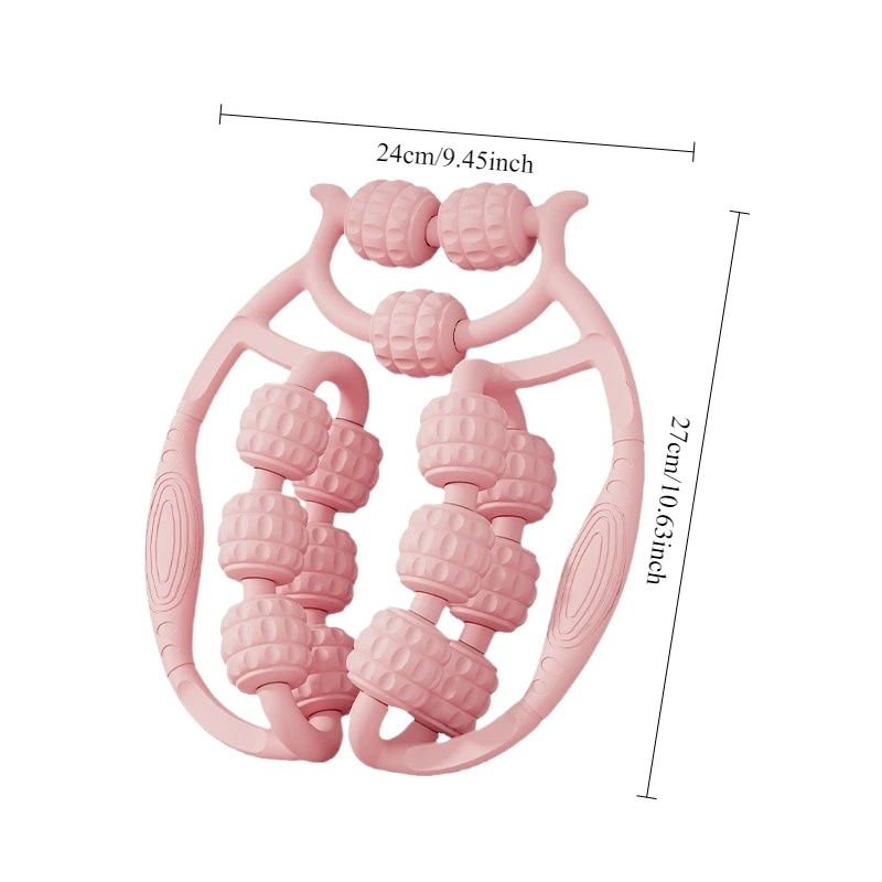 Ronde Massager Roller voor Taille Buikspieren Ring Been Clip Kachelpijp Om De Meridiaan Draagbare Cellulite Massage Gereedschap te verwijderen