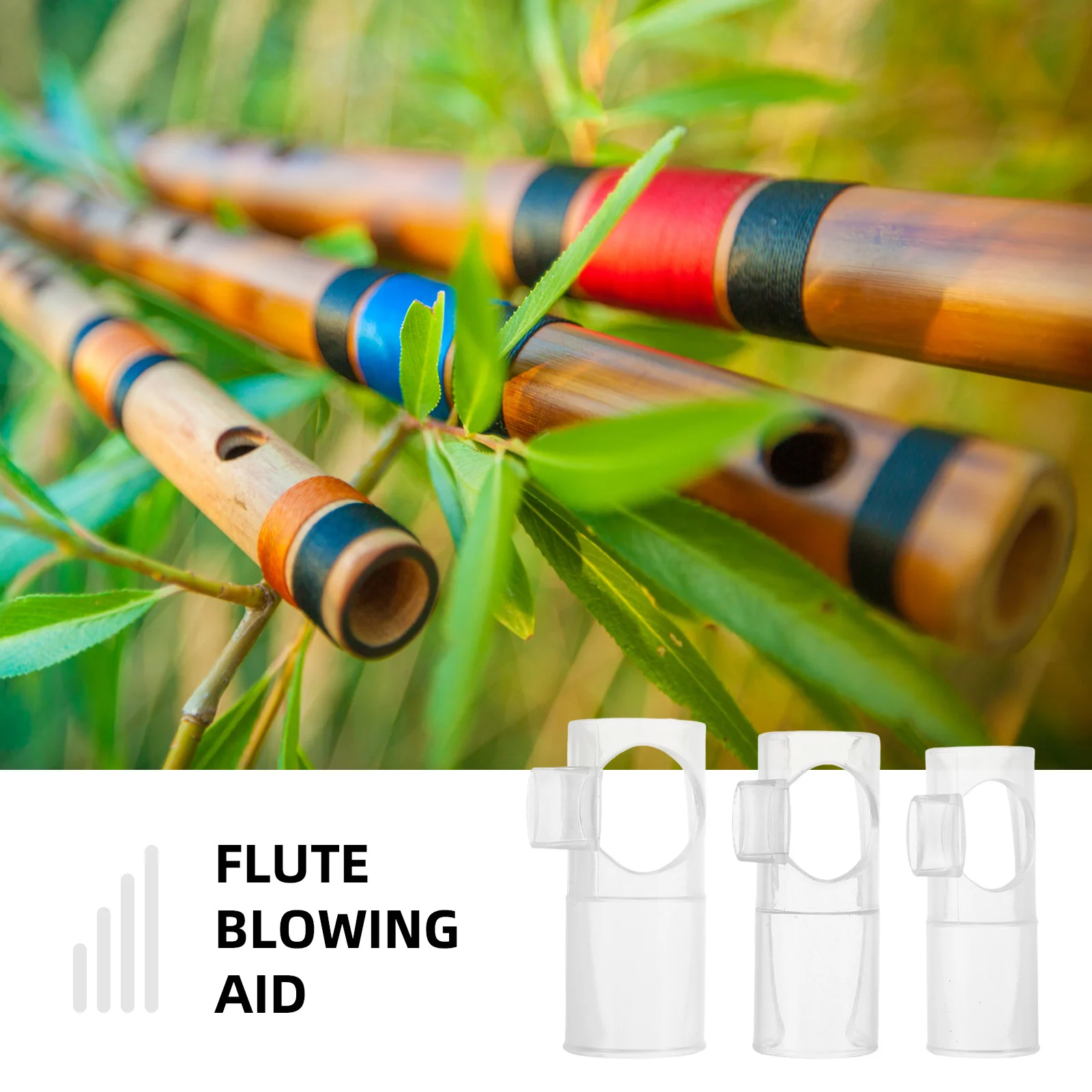 3 قطعة الناي الخيزران تهب المعونة العالمي المعبرة منفاخ عدة للمبتدئين ممارسة غشاء حامي الناي ملحق #5