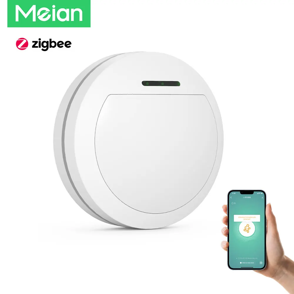 

Meian ZigBee Motion Sensor Human Body Sensor Movement Infrared Wireless Connection Smart Home Work With Tuya Smart Life Need Hub