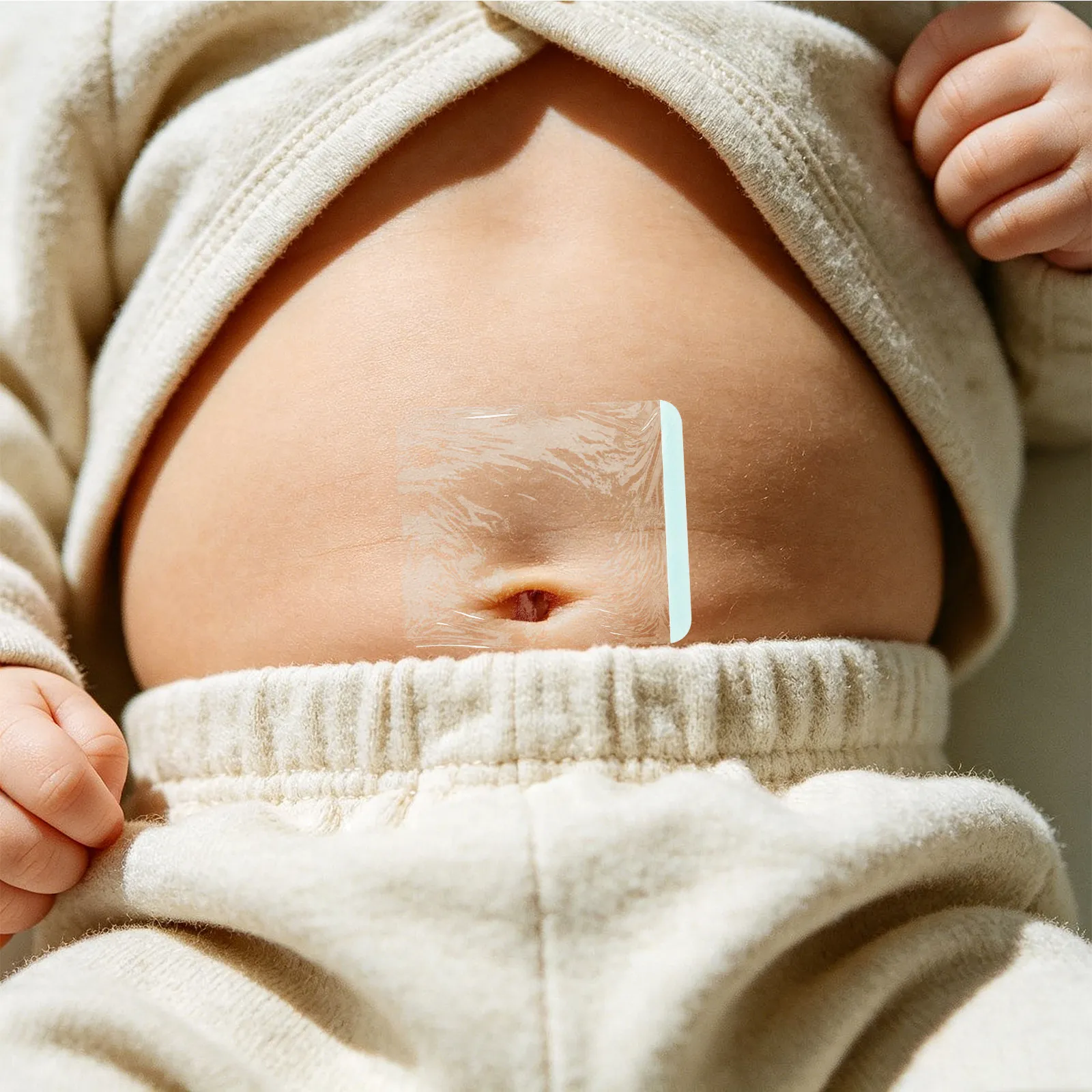 Skincare Newborn - แผ่นปิดสะดือเด็ก 10 ชิ้น กันน้ำ ซิลิโคนเจล แผ่นปิดผิวสำหรับดูแลสายสะดือทารก