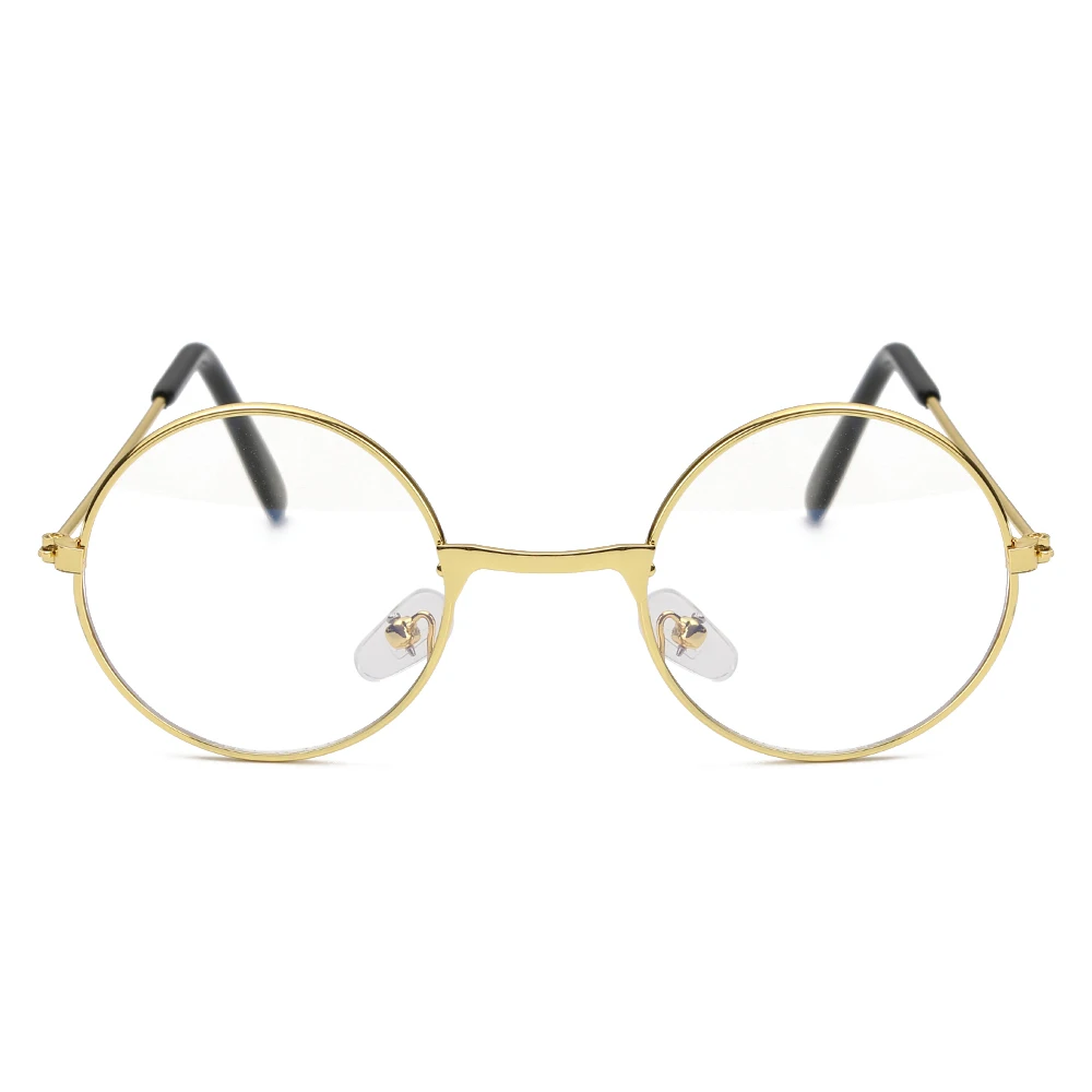 

Гибкие и портативные декоративные очки для девочек и мальчиков, круглые аксессуары для одежды, маленькие круглые очки, детское плоское зеркало в стиле ретро