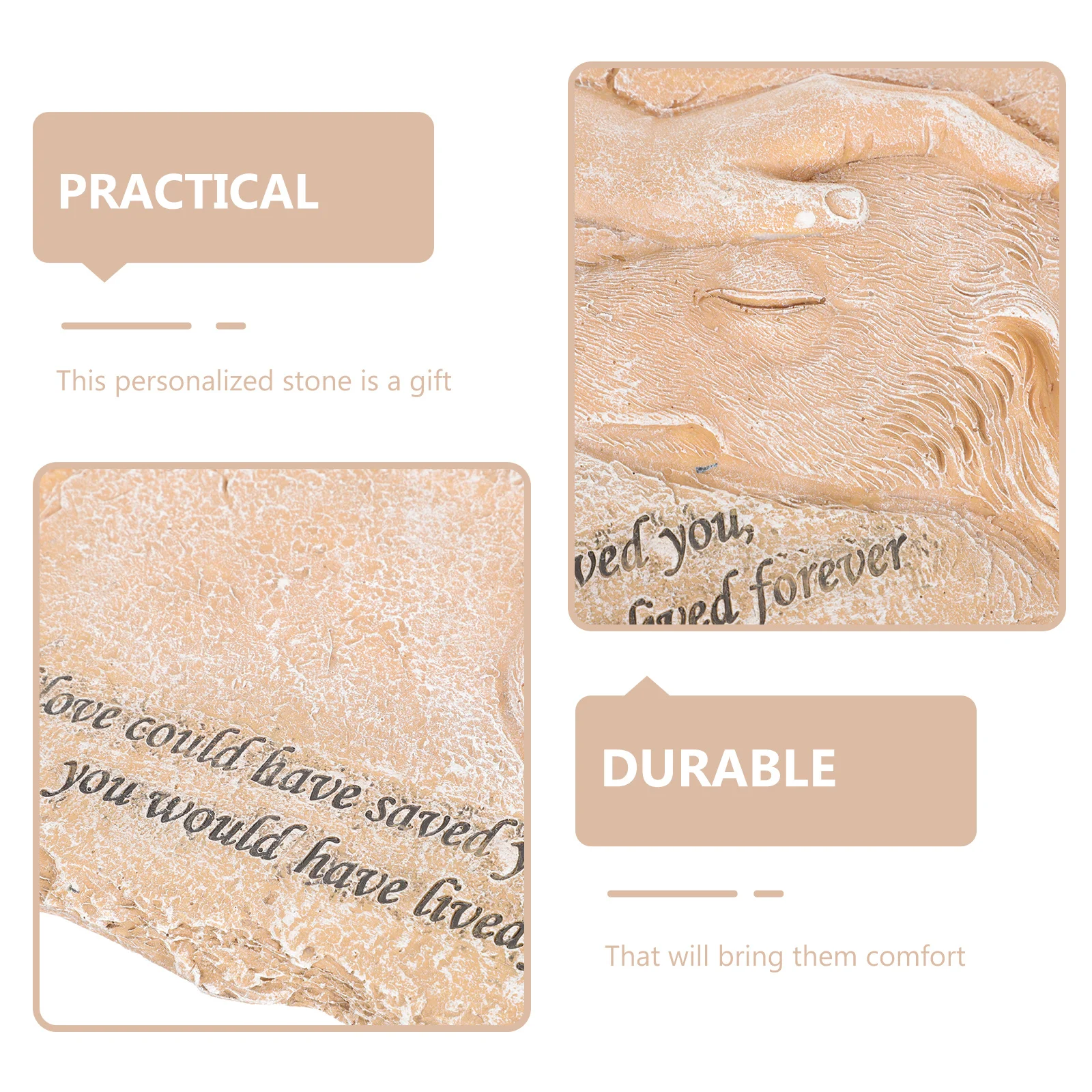 

Dog Memorialstones Outdoor Figurine Ornament Ornaments Pet Decor Marker Garden Statue