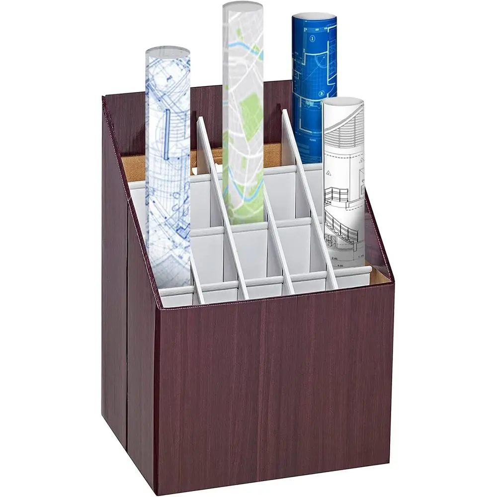 

Органайзер для хранения – коробка для документов, плакатов, планов, подарочной упаковки и карт – картонный держатель – 1 шт.