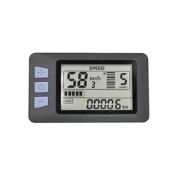 P3H LCD Display Meter Dashboard 24V 36V 48V 60V Electric Bike Meter Display Panel for Electric Scooter(5PIN)