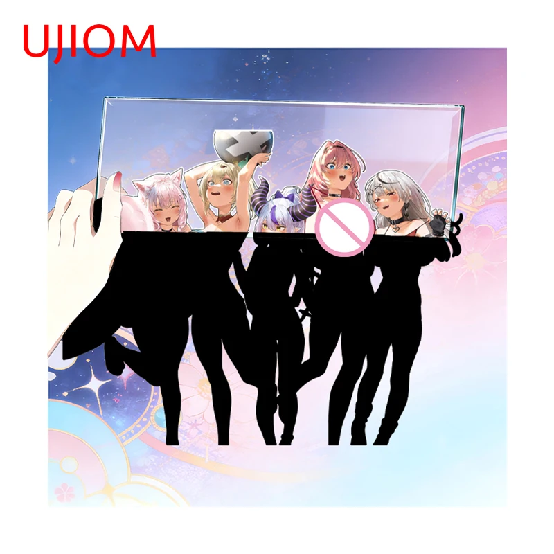 UJIOM Devil Girl Wall Sticker Sofa Wall Fashionable Personality Scratch Proof Vinyl Decal High Quality Decoration Chambre