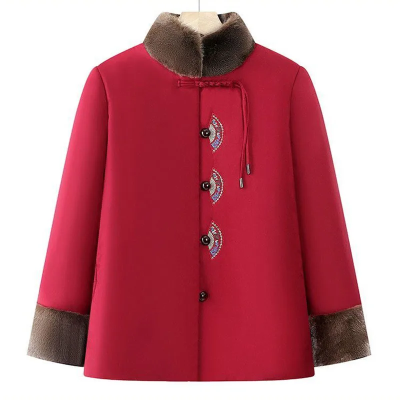 

Winter 2026 New Cotton Coat Women's Overcoat Plus Velvet Fashion Thickened Warm Parka Large Size Loose Chic Cotton Coat