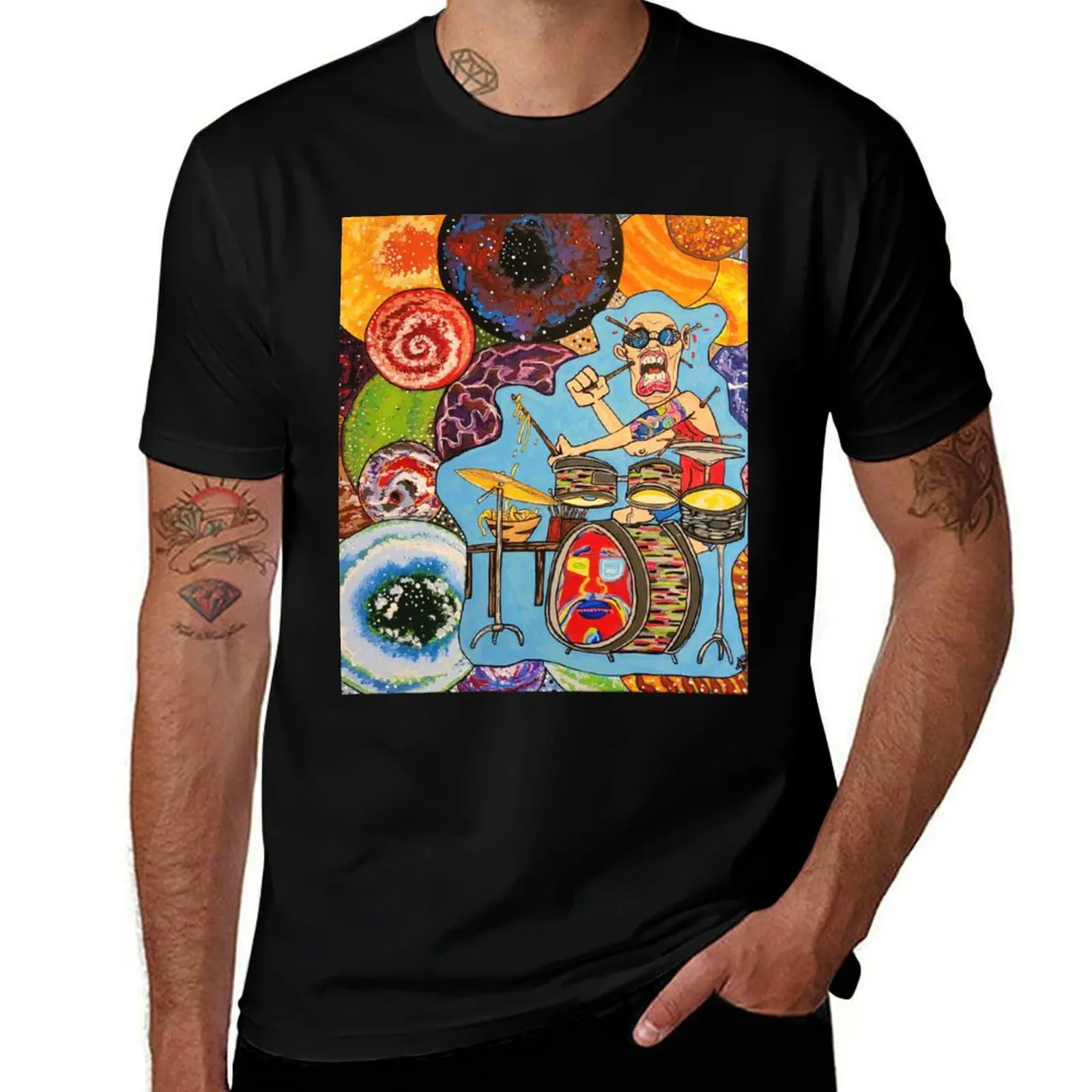 

Drummer Crazy T-Shirt Outdoor Sports Lightweight Tee