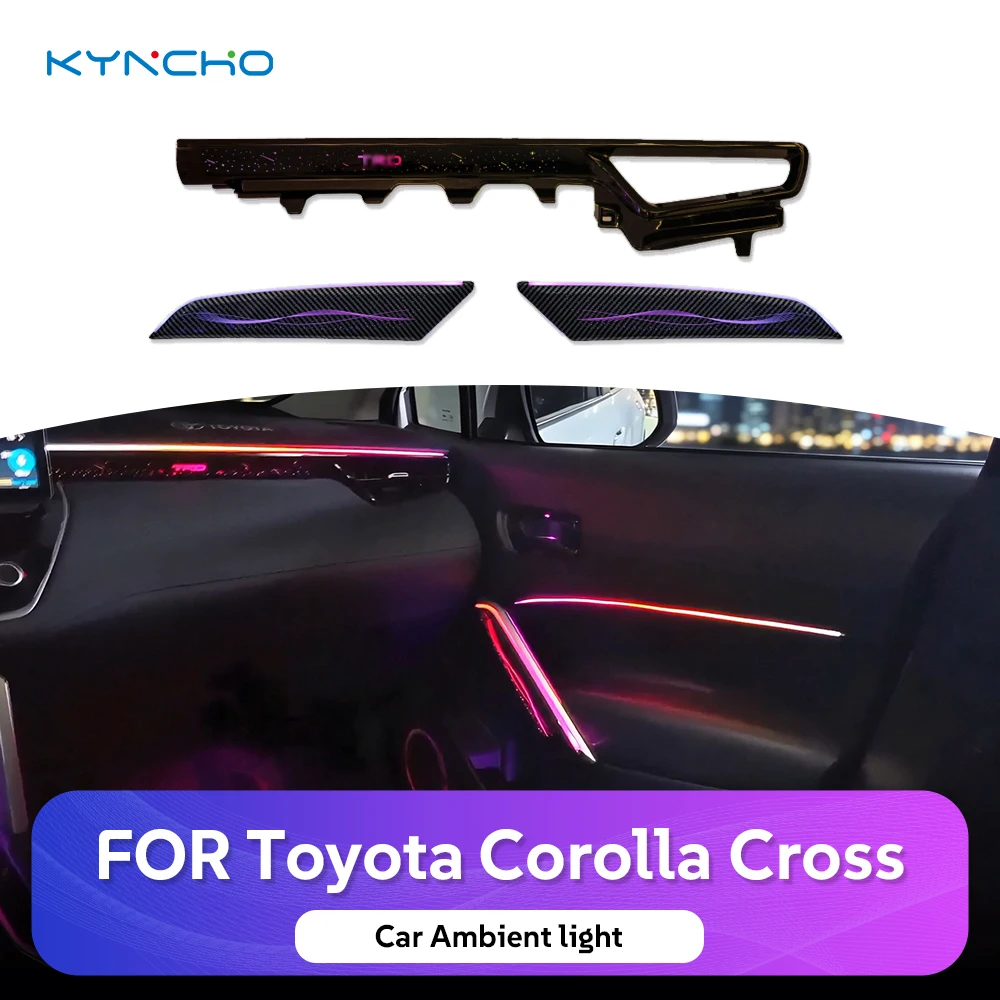 For Toyota Corolla Cross LED Car Ambient Light Symphony Color Changing Led Auto Interior Lighting Car Interior Light