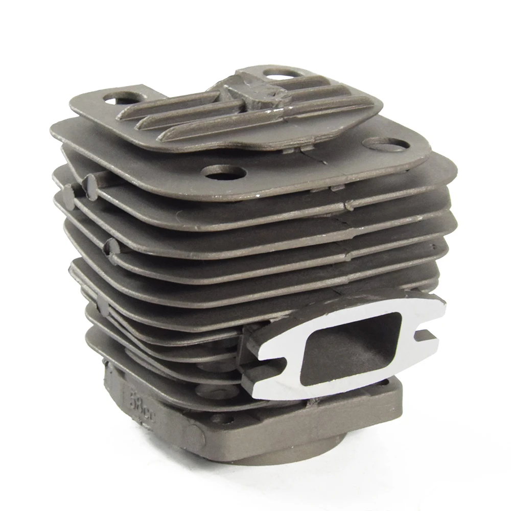 XCAN 1 Set 58CC Dual Channel Cylinder and Piston Set for Chain Saw Brush Cutter Accessories Garden Tool Parts Cylinder Piston