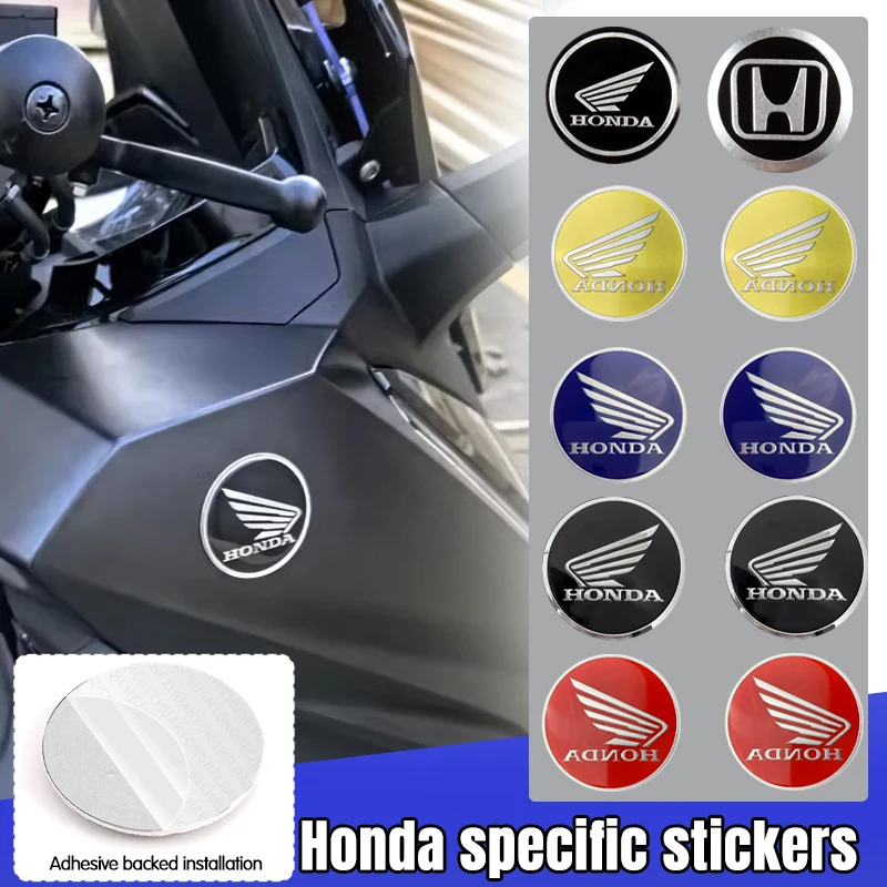 Applicable To Honda Motorcycle Round Label 3D Three-dimensional Fuel Tank Sticker Logo CBR600RR/CBR1000RR/CB190SS CL NT CBF1000