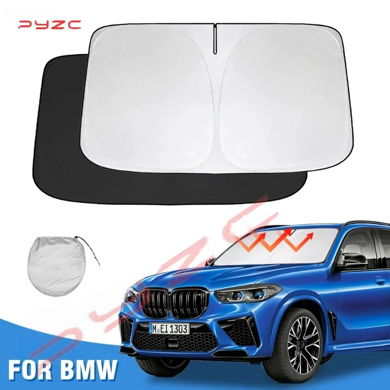 

Солнцезащитный козырек на лобовое стекло для BMW X5 2019-2023: складной, блокирует УФ-лучи, сохраняет прохладу в салоне автомобиля