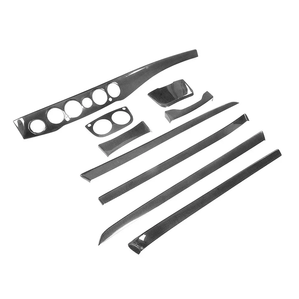 

Real Carbon Fiber Auto Parts Car Interior Decoration Trims For Mercedes W222 S Class 2015up 9pcs/set