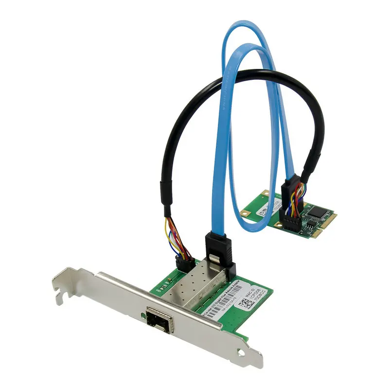 Imagem -06 - Mini Pcie Intel I210 Sfp 1-porta Adaptador de Rede 1g 1000m Lan Cartão