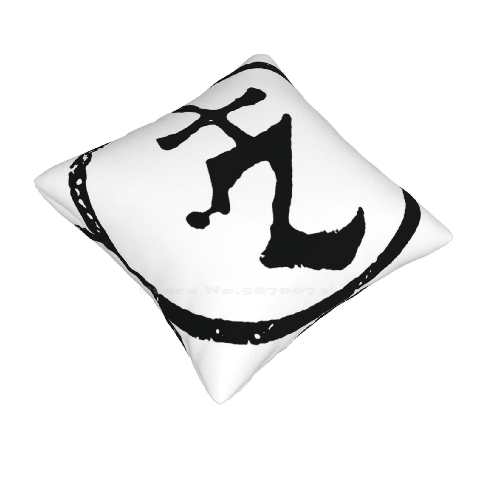 Zao Band Logo-Black Pillowslip Pillowcase Zao Band Hardcore Zao Logo Metalcore Logo