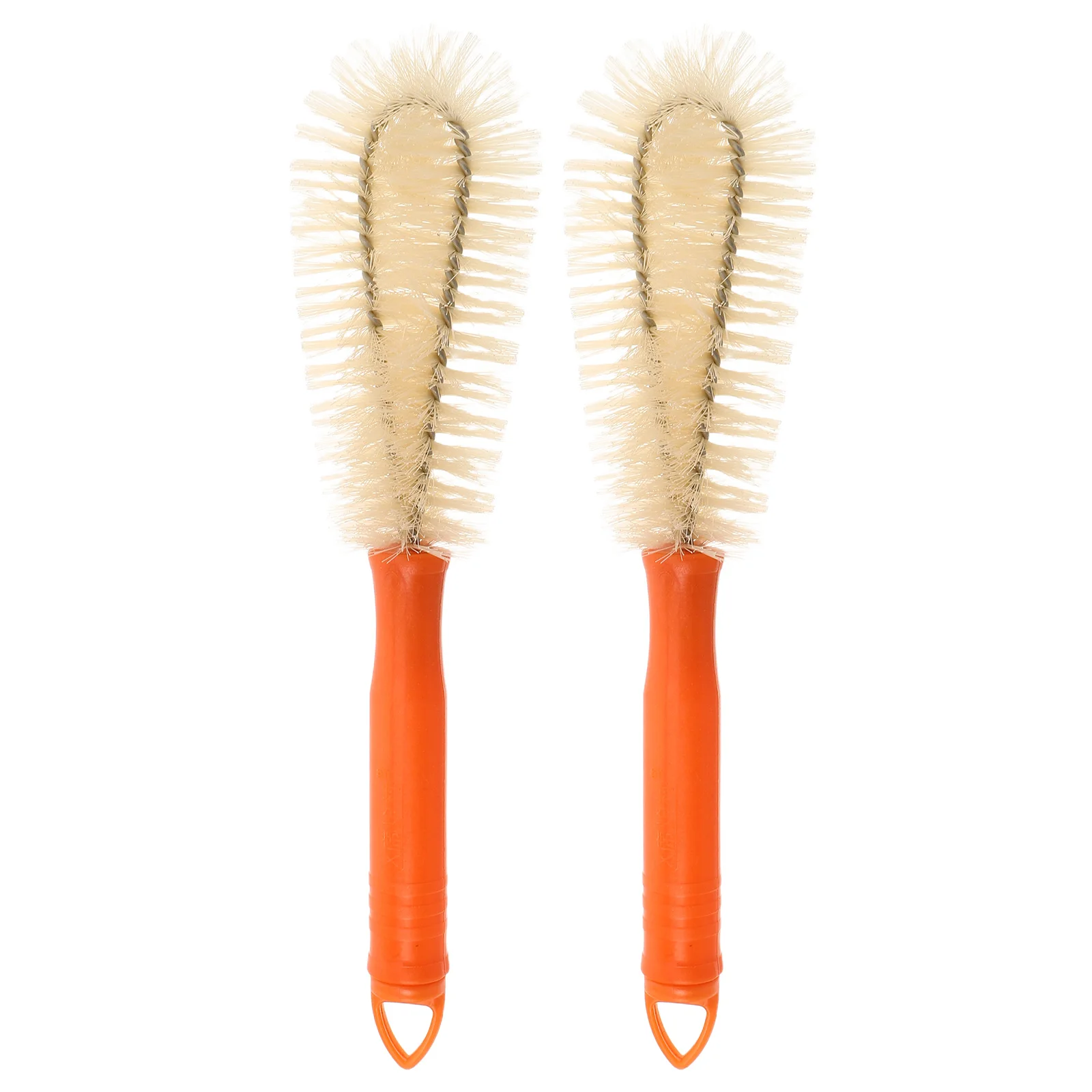 

2pcs Car Wheel Cleaning Brush for Rim with Gentle Bristles Efficient Cleaning Various Models Car Wash Tools Tire Hub