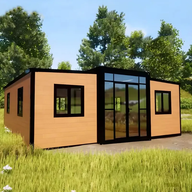Double Wing Folding Room Container House Prefabricated Container House Mobile Container House Modular Office Cabin