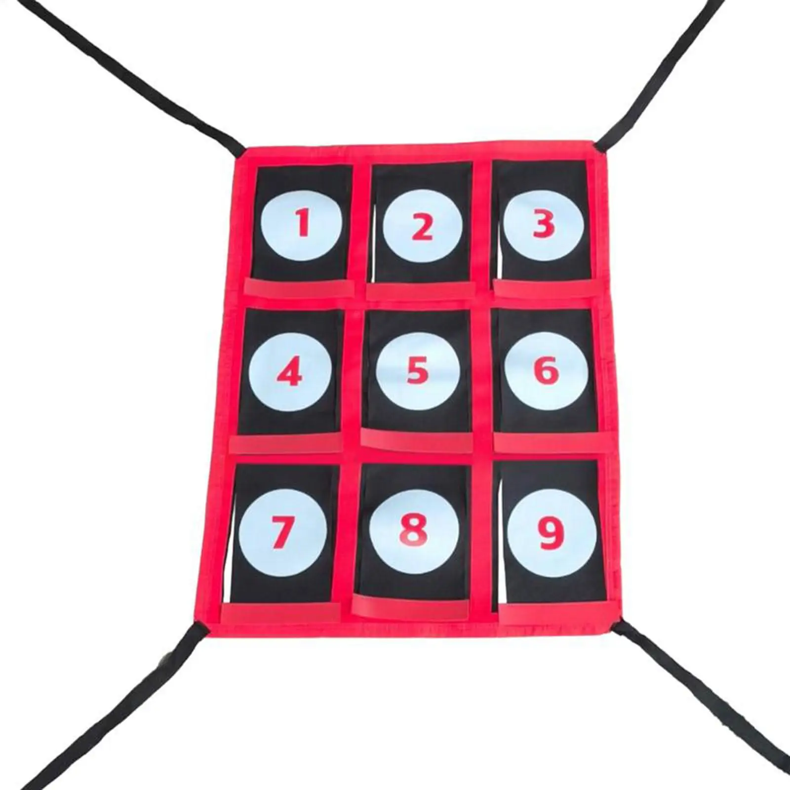 Objetivo de lanzamiento de softbol de pelotas de béisbol con precisión, movilidad conveniente numerada para atrapar en interiores, golpes, entusiastas del aire libre