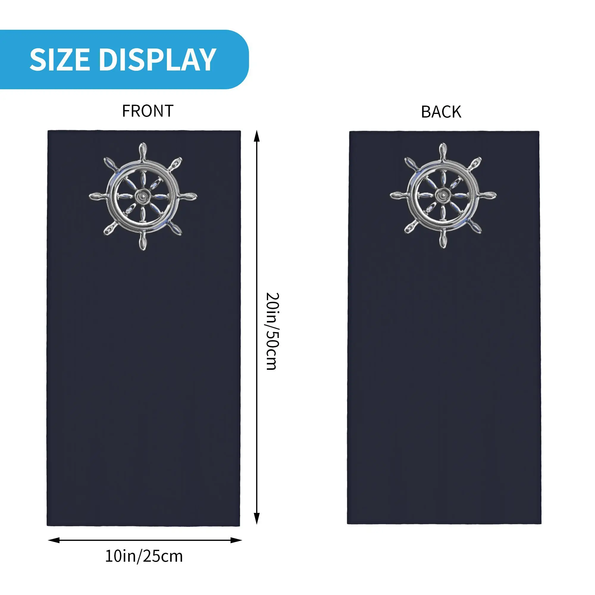 الكروم نمط عجلة بحرية زين باندانا غطاء الرقبة المطبوعة التفاف قناع وشاح عقال الرياضة في الهواء الطلق للرجال النساء الشتاء