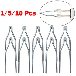 Puntas de soldador en forma de V, puntas de soldadura eléctrica de alta impedancia, accesorios de puntas de soldador de estaño