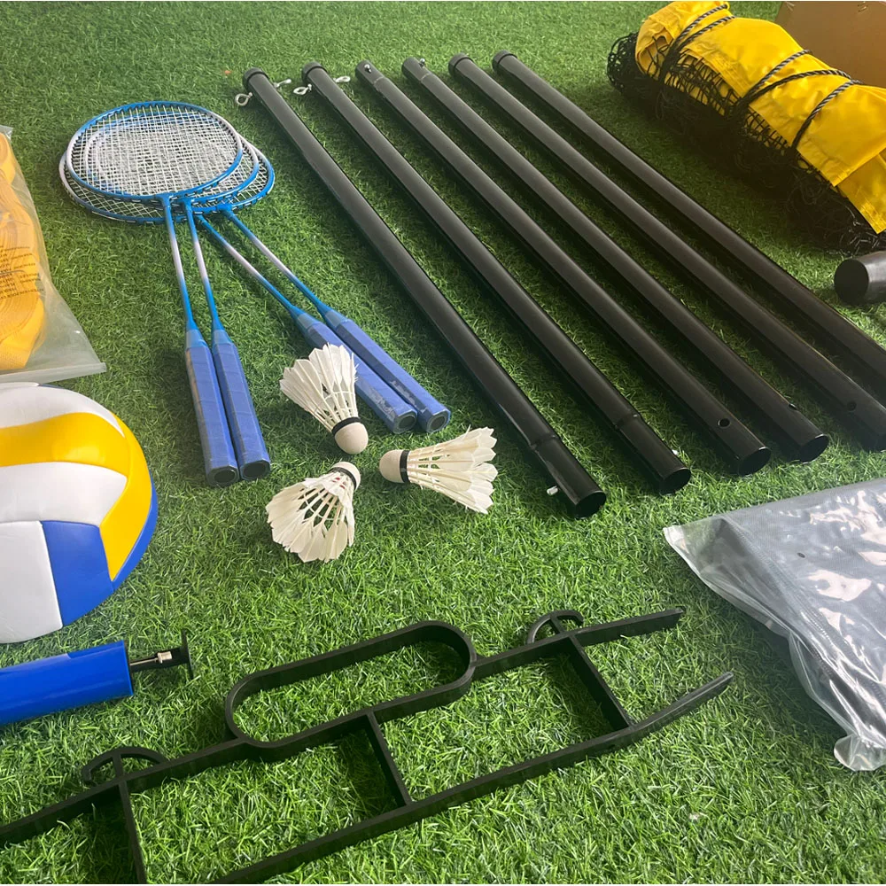 Factory Direct Supply Multifunctional Volleyball  Nets Portable Volleyball Training Net, Outdoor Badminton and Volleyball Net