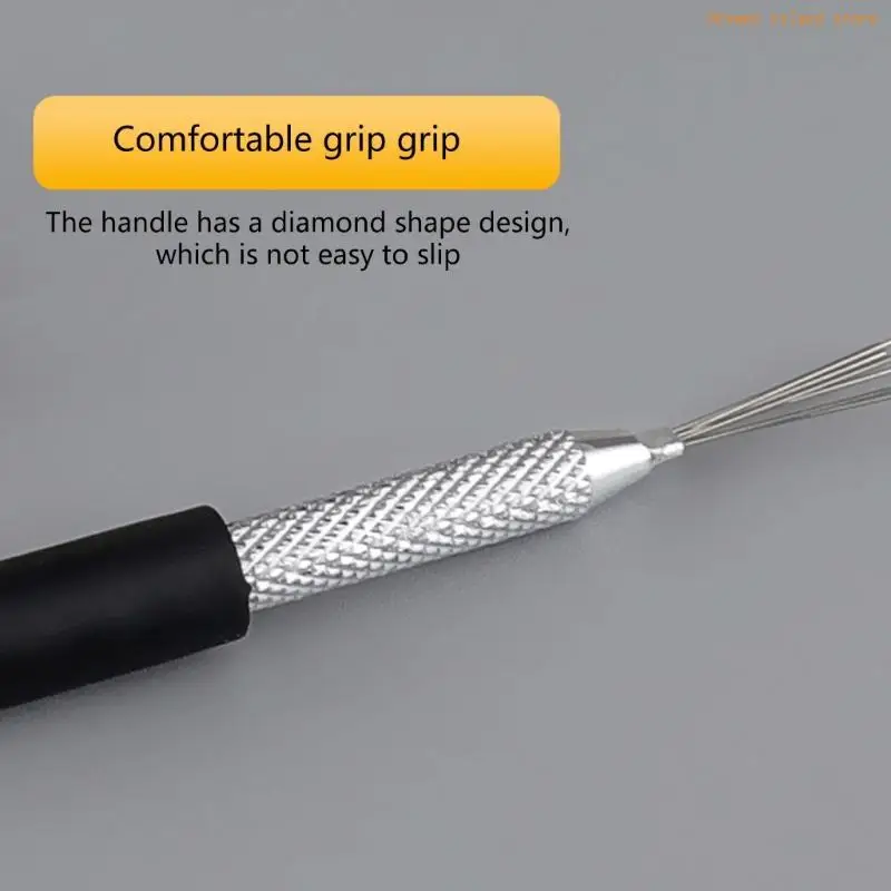 3PCS Clay Sculpting Toolle Tool ชุดสำหรับรายละเอียดการสร้างแบบจำลองการสร้างแบบจำลองการแกะสลัก HX6C