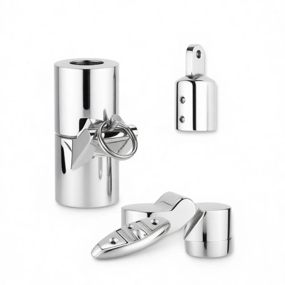 Marine Stainless Steel 316 Union Connector 22mm Boat Hardware Yacht Pipe Fitting Joint Mirror Polished Reliable Part