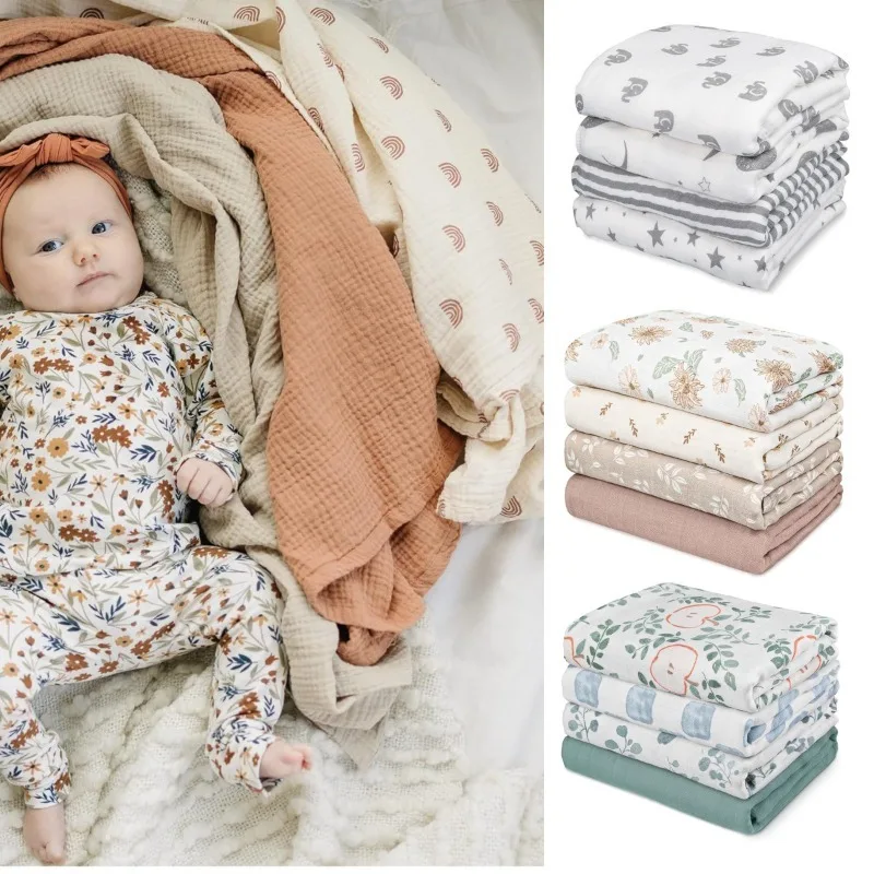 Baby Blanket Baby Swaddle Wrap Flannel Lamb Fleece Warm Quilt for Newborn Bedding