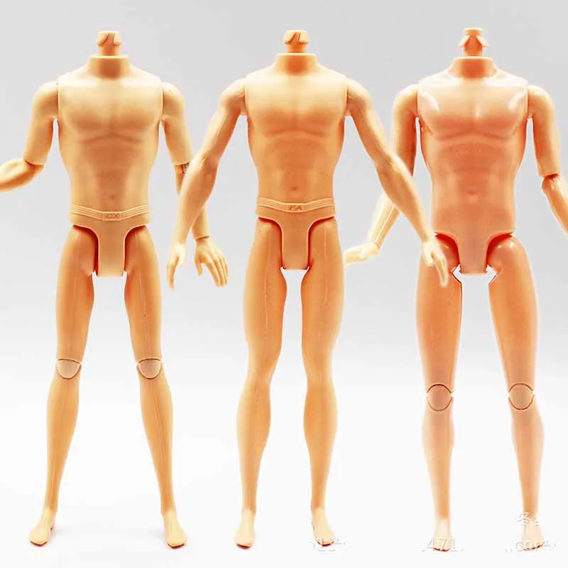 Kids Play House Toys 27cm Ken Naked Nude Muscle Man Body Doll Boys Naked Nude 5 Joints 13 Joints Fashion Male Doll Toy Gifts