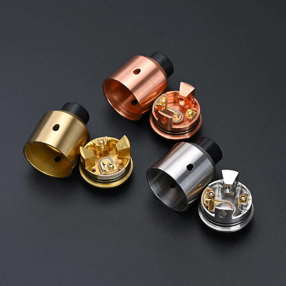 Wolfcoolvape o-atty BF RDA Atomizer vape 22mm yang dapat dibangun kembali Dripping Vape Atomizer 316SS BF Pin rda vape mtl