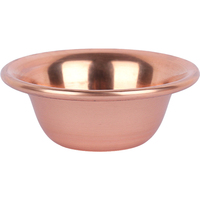 Hot 1PC Pure Copper Water Supply Bowl Handmade Holy Water Bowl For Buddha Buddhist Supplies Fine Polished Water Supply Bowl