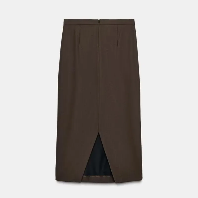 المرأة المخلوطة دعوى 2 قطعة مجموعة الخريف موضة رفض طوق زر واحد مع منتصف الخصر مطوي تنورة الإناث رداء غير رسمية