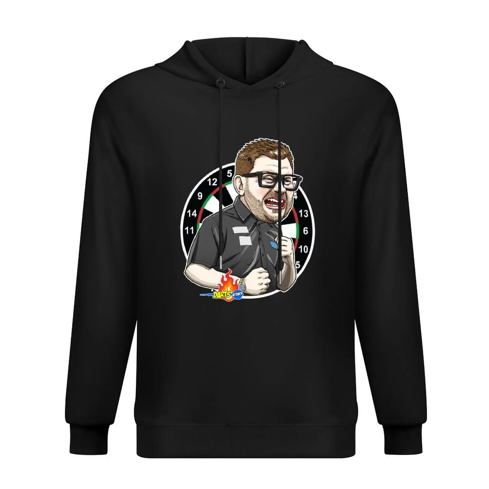 

Caricatura James Wade, by Darts Attack Hoodie fashion men korean autumn clothes japanese style men's coat tracksuits