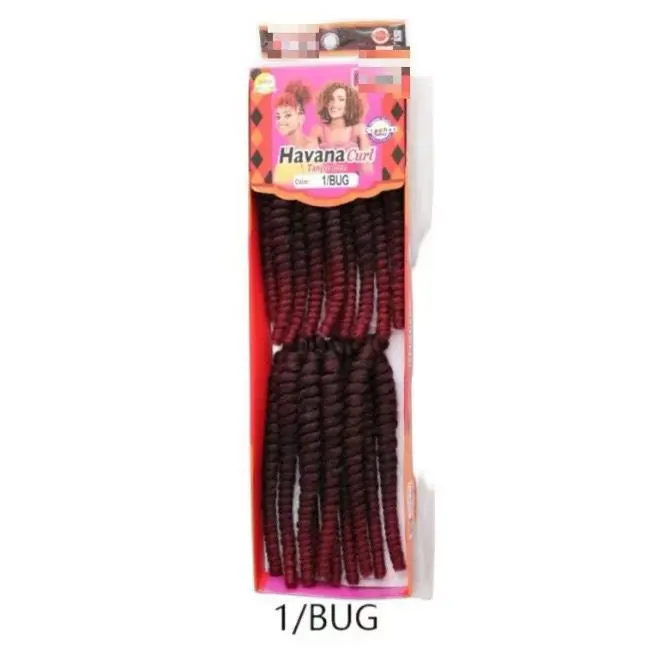 8 Zoll synthetische Havanna Curl Braids, perfekt für Passion Twists und Häkelfrisuren, afrikanische Kollektion, Flechthaare.