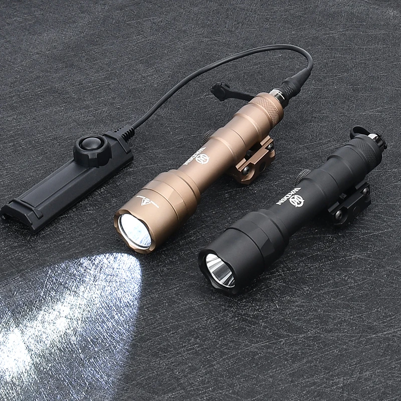 Airsoft Wadsn M600C Scout Flashlight M600U M600B M300A M300C M300B Tactical Hunting Spotlight With Dual Function Pressure Switch