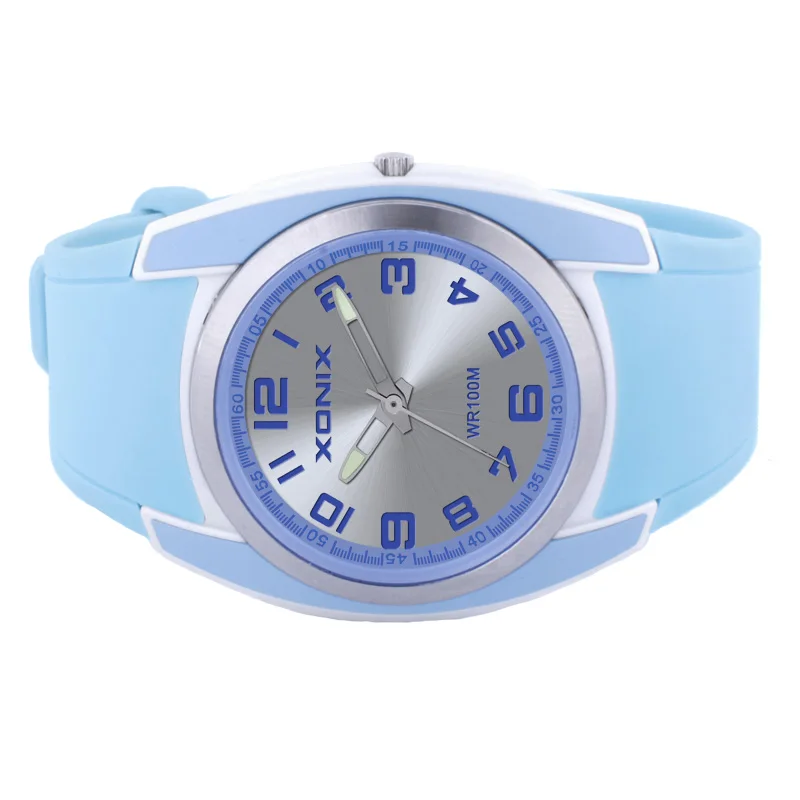 XONIX Women Quartz Watch Japan Movement Waterproof 100m Girls Sports Dress watch Swim watch Relogios Femininos