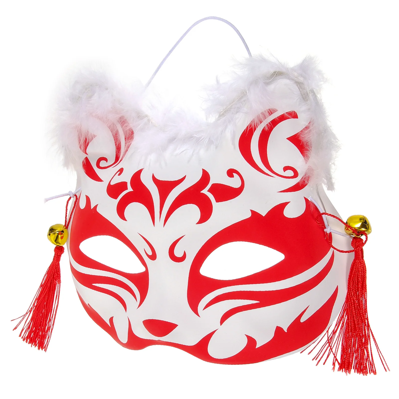 

Glowing Fox Mask Half Face LED Light Decorative Prop for Adults Women Men Party Accessories Cosplay Masquerade Halloween