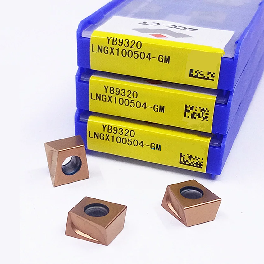 

LNGX100504-GM YB9320/LNGX100508-GM YB9320/LNGX100510-GM YB9320 ZCC.CT CNC blade carbide inserts turning tools inserts 10pcs/box