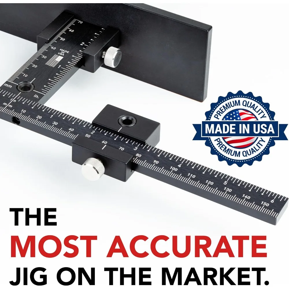 True Position Tools The Original Cabinet Hardware Jig - Made in USA - Most Accurate Tool for Knobs