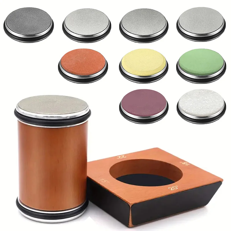 4 Angles Rolling Knife Sharpener Kit For Straight Edge Roller Knife Sharpening With Industry Diamonds Whetstone Chef Knife Set
