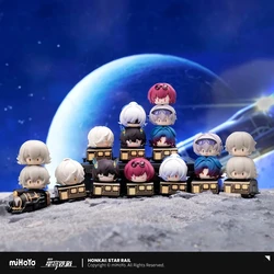 [Genuine]Game Honkai Star Rail Q.Ver DanHeng Cosplat Train Base Figures Anime Character Silver Wolf 3D DIY Decorating Kids Gifts