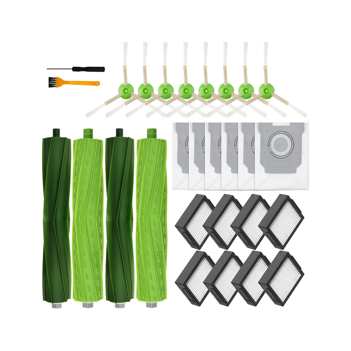 Комплект фильтров Hepa для Roombai7 I7 + E5 E6 I3, сменные аксессуары для подметального робота