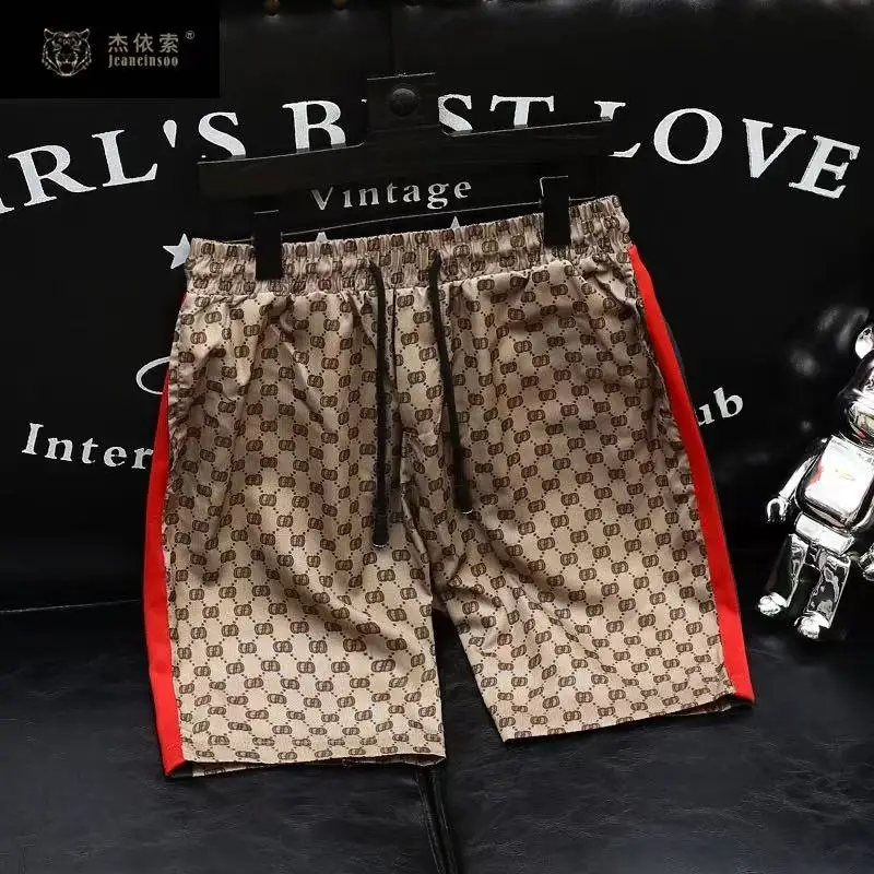 

Новинка 2023 года, мужские шорты класса люкс, удобные шорты для спорта и отдыха, элитные шорты Y2K, роскошная уличная одежда в европейском и американском стиле