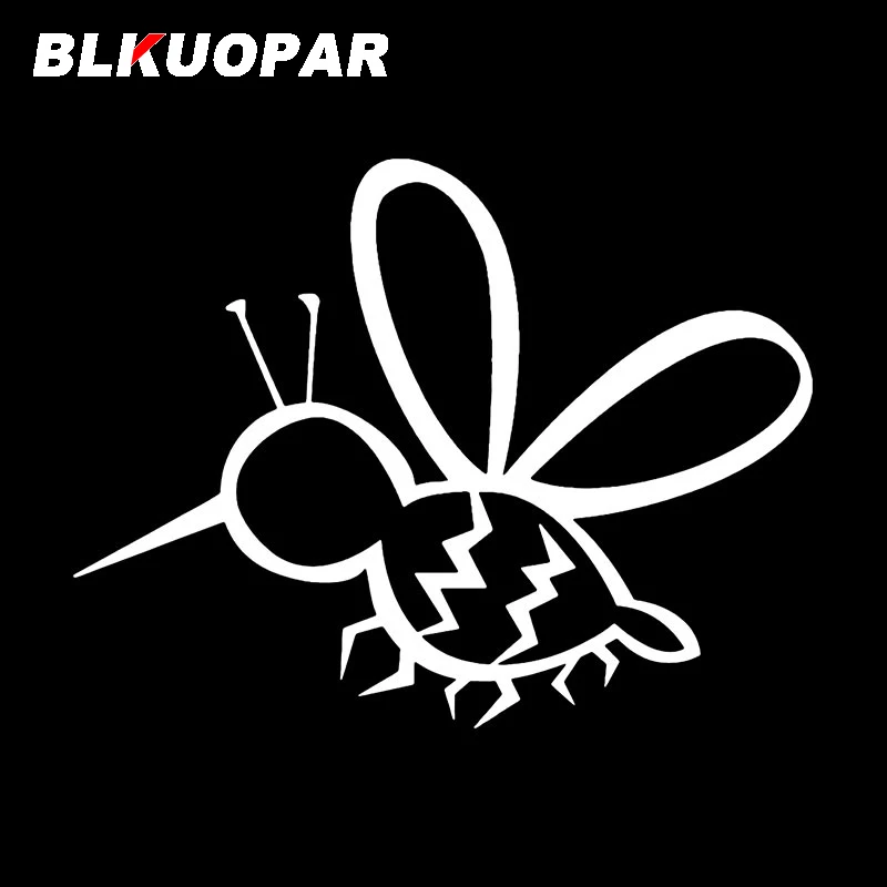 BLKUOPAR Bee Insect Honey Wax Pollen Car Sticker Simple Sunscreen Funny JDM Decal Bumper Trunk Laptop VAN Car Door Protector