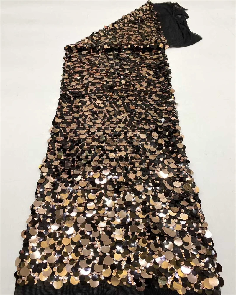 Afrikaanse Franse Lovertjes Kant Stoffen 2025, Hoge Kwaliteit Tule Kant Nigeriaanse Pailletten Geborduurd Jurk Materiaal Voor Feest Bruiloft