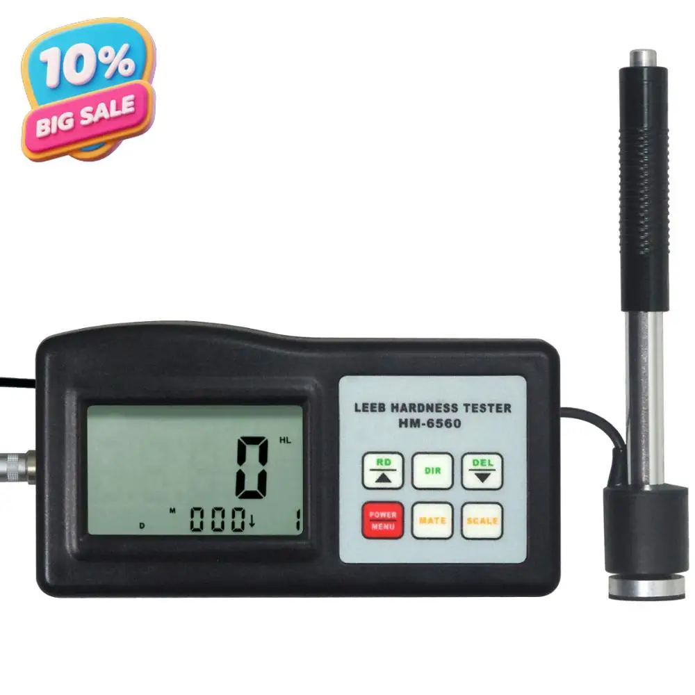 Сталь, железо, медь, твердомер по Либу HM-6560, опция RS232C, USB, синий зуб