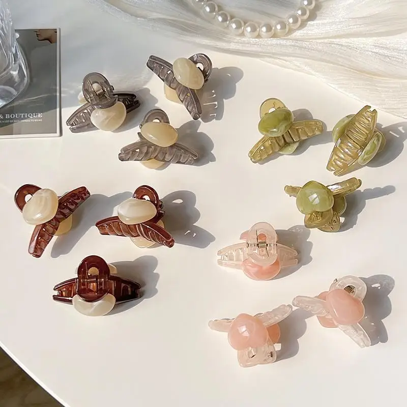 Акриловый-зажим-в-форме-сердца-1-шт-маленький-размер-элегантный-зажим-для-боковой-части-для-женщин-летние-аксессуары-для-волос-коричневый-серый